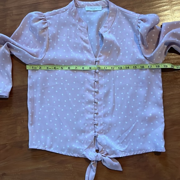 Elodie pink top with white polka dots Nordstrom - Picture 3 of 9